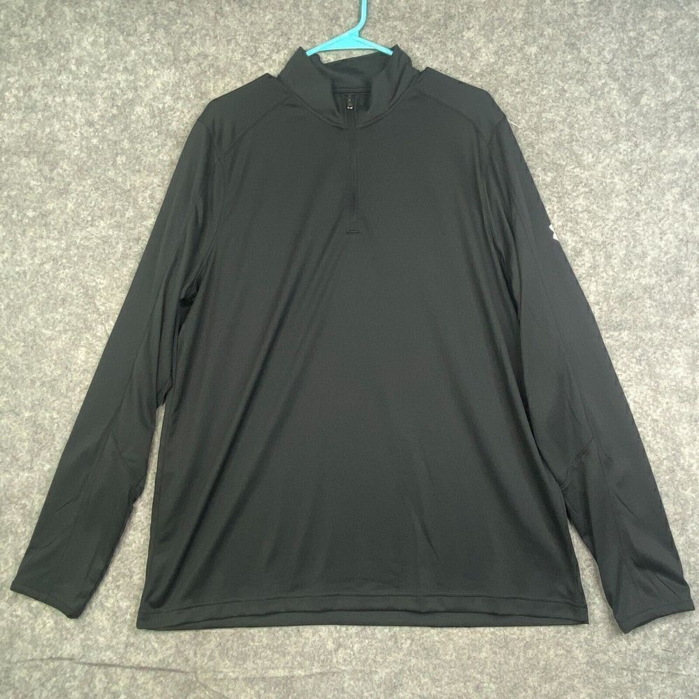 Under Armour Men's UA Tech ½ Zip Long Sleeve Black Performance Wicking XL